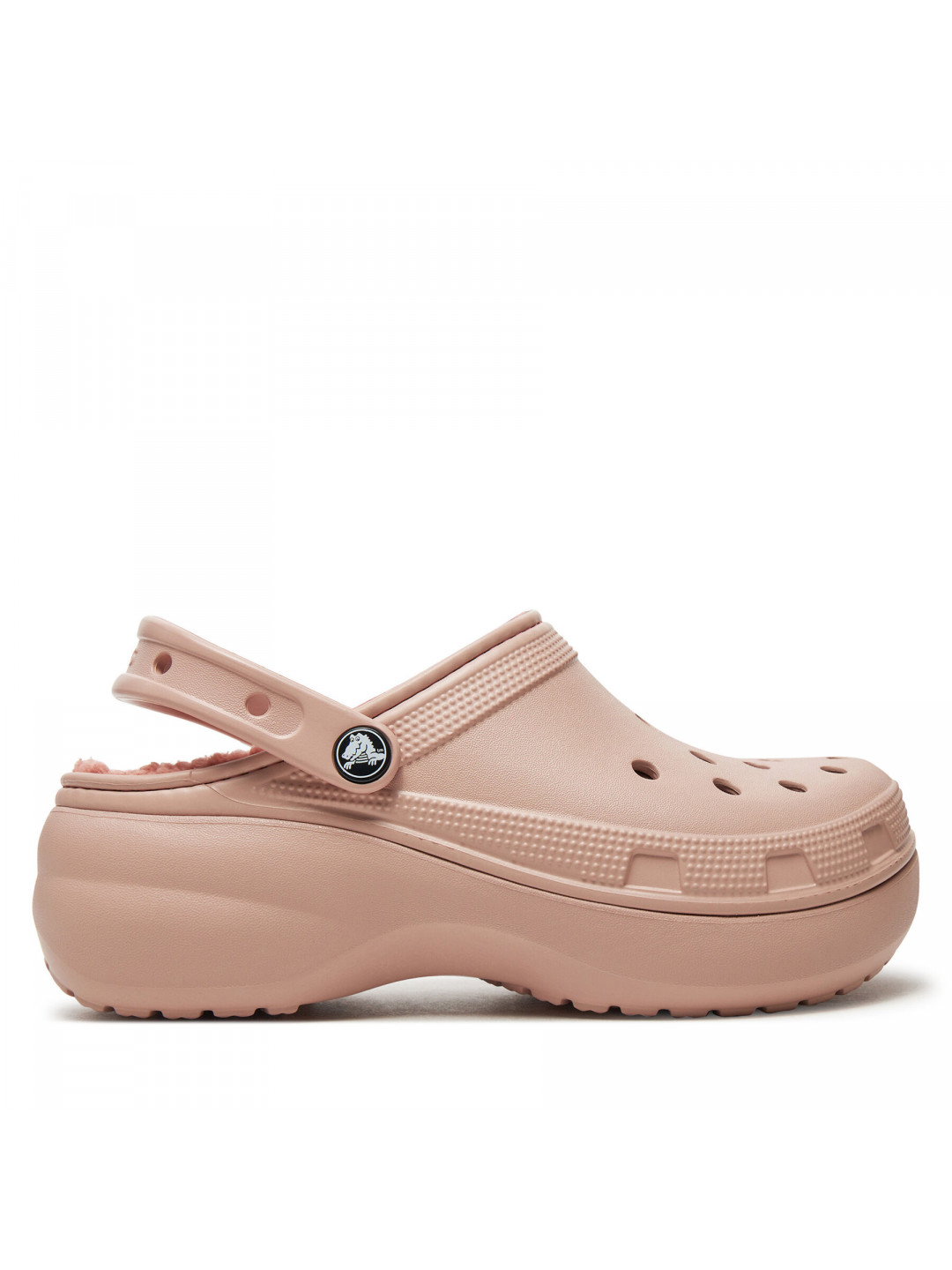 Nazouváky Crocs Classic Platform Lined Clog W 207938 Růžová